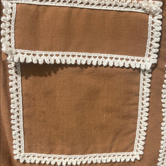 CIEBON Crocheted Sleeveless Belted Romper - Picture 3 of 5